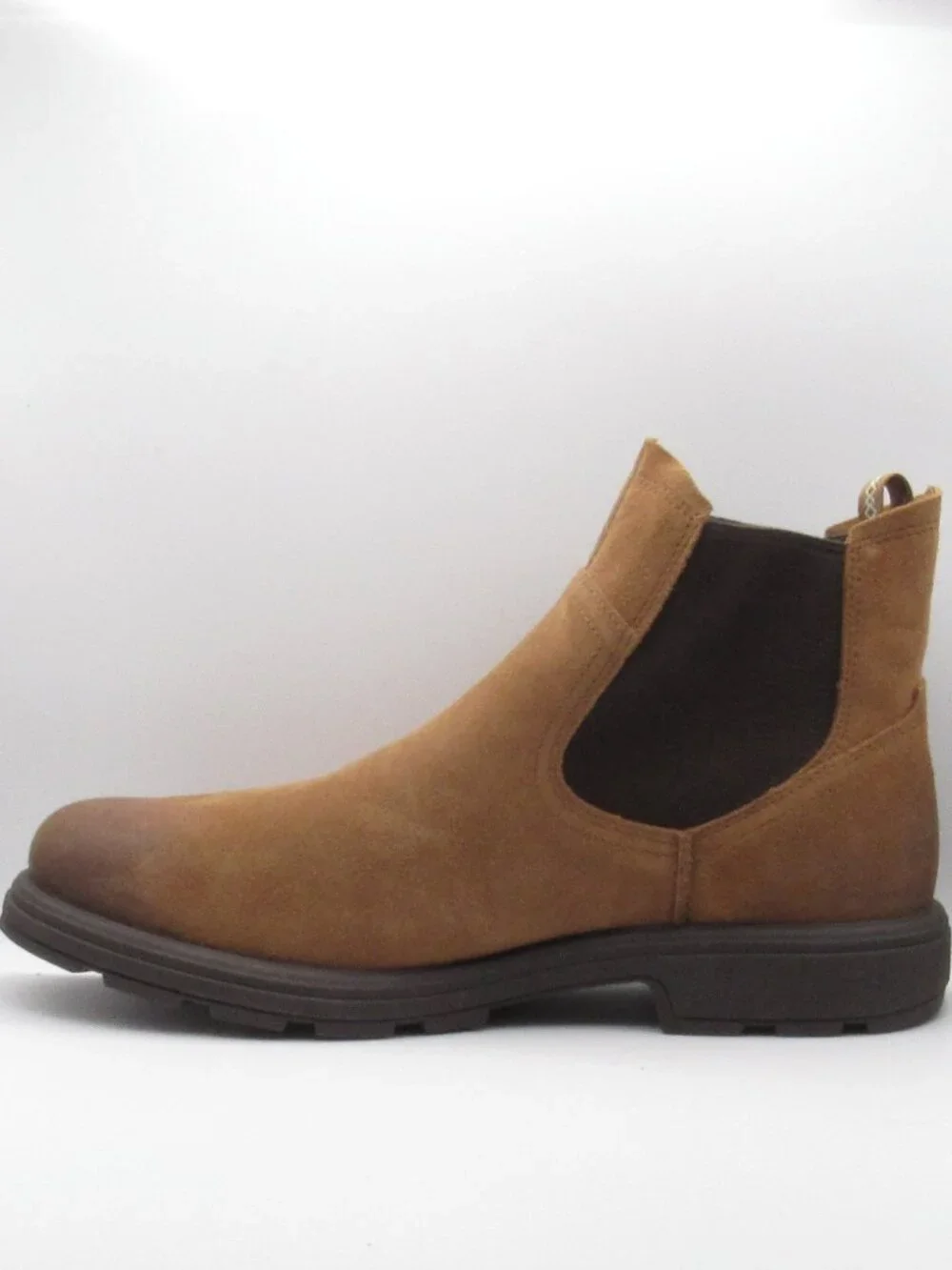 UGG Chestnut Suede Biltmore Chelsea Short Boots Size 12 New Without Box 1123669